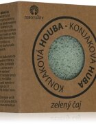 Renovality Konjac mushroom green tea почистваща гъбичка за нормална към смесена кожа 7x4 см