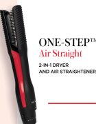 Revlon Beauty Salon One-Step Air Straightener Dryer & Styler изглаждаща четка за коса 1 бр.
