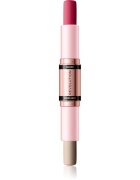 Revolution Blush & Highlight кремообразен руж и хайлайтър в стик цвят Mauve Glow 2x4.3 гр.