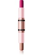 Revolution Blush & Highlight кремообразен руж и хайлайтър в стик цвят Sparkling Wine Shine 2x4.3 гр.