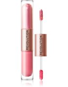 Revolution Double Up течни очни сенки 2 в 1 цвят Blissful Pink 2x2.2 мл.