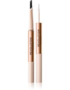 Revolution Fluffy Brow Filter Duo двустранен молив за вежди за фиксиране и оформяне цвят Ash Brown 0.12 гр.