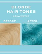 Revolution Haircare Tones For Blondes тониращ балсам за руса коса цвят Aqua Waves 150 мл.
