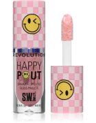 Revolution Happy Pout Shimmer Lip Gloss блясък за устни с блестящи частици цвят Pink Bliss 4.6 мл.