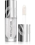 Revolution Metallic Muse Shimmer Bomb блясък за устни с блестящи частици цвят Frosted Muse 4.5 мл.