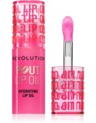 Revolution Pout Lip масло от нар с хидратиращ ефект цвят Raspberry Pink 3 мл.