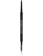 Revolution Precise Brow Pencil прецизен молив за вежди с четка цвят Light Brown 0.05 гр.