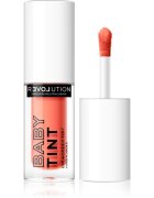 Revolution Relove Baby Tint течен руж и блясък за устни цвят Coral 1.4 мл.