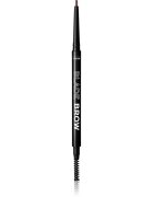Revolution Relove Blade Brow молив за вежди с четка цвят Dark Brown 01 гр.