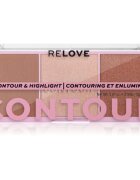 Revolution Relove Colour Play Contour Trio Palette контурираща палитра за лице цвят Baked Sugar 6 гр.