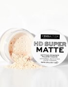 Revolution Relove HD Super Matte прозрачна фиксираща пудра с матиращ ефект цвят Transparent 7 гр.