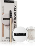 Revolution Relove Power Brow гел за вежди с четка цвят Clear 3 мл.