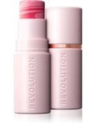 Revolution Skin Silk Blush Stick кремообразен руж в стик цвят Light Pink Marble 4.5 гр.