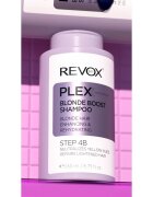 Revox B77 Plex Blonde Boost Shampoo. Step 4B шампоан неутрализиращ жълтите нюанси за руса коса 260 мл.