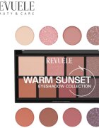 Revuele Eyeshadow Collection палитра от сенки за очи цвят Warm Sunset 15 гр.