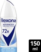 Rexona Advanced Protection Cotton Dry антиперспирант спрей 150 мл.