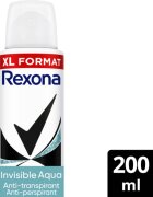 Rexona Invisible Aqua антиперспирант-спрей срещу бели и жълти петна 200 мл.