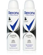 Rexona Invisible Black and White антиперспирант-спрей срещу бели и жълти петна