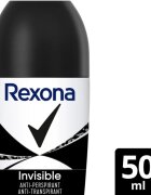 Rexona Invisible Black and White Roll-On рол- он против изпотяване срещу бели и жълти петна 50 мл.