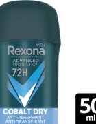 Rexona Men Advanced Protection Cobalt Dry твърд антиперспирант 72 ч. за мъже Cobalt Dry 50 мл.