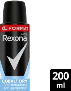 Rexona Men Cobalt Dry антиперспирант-спрей за мъже XL Cobalt Dry 200 мл.