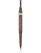 Rimmel Brow This Way молив за вежди с четка 2 в 1 цвят 002 Medium Brown 0.25 гр.