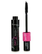 Rimmel Glam´ Eyes Day 2 Night спирала за удължаване и сгъстяване на миглите 2 в 1 цвят 001 Black 9.5 мл.