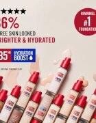 Rimmel Lasting Finish 35H Hydration Boost хидратиращ фон дьо тен SPF 20 цвят 303 Honey 30 мл.