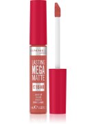 Rimmel Lasting Mega Matte леко течно матиращо червило 16 часа цвят Coral Sass 74 мл.