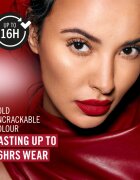 Rimmel Lasting Mega Matte леко течно матиращо червило 16 часа цвят Coral Sass 74 мл.