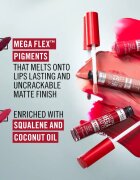 Rimmel Lasting Mega Matte леко течно матиращо червило 16 часа цвят Coral Sass 74 мл.