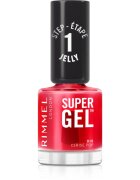 Rimmel Super Gel гел лак за нокти без използване на UV/LED лампа цвят 016 Cerise Pop 12 мл.