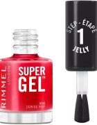 Rimmel Super Gel гел лак за нокти без използване на UV/LED лампа цвят 016 Cerise Pop 12 мл.