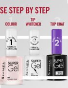 Rimmel Super Gel Step 1 за френски маникюр цвят 091 English Rose 12 мл.