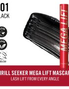 Rimmel Thrill Seeker Mega Lift спирала за обем цвят 001 Black 10 мл.