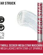Rimmel Thrill Seeker Mega Star спирала с дълготраен ефект с блясък 10 мл.