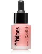 Rodial Blush Drops течен руж и блясък за устни придаващ хидратация и блясък цвят Frosted Pink 15 мл.