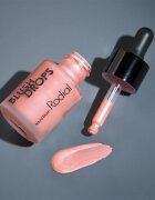Rodial Blush Drops течен руж и блясък за устни придаващ хидратация и блясък цвят Frosted Pink 15 мл.