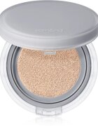 rom&nd Nu Zero Cushion лек защитен фон дьо тен в гъба за озаряване на лицето цвят 02 Pure 21 15 гр.