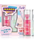 Rude Cosmetics Manga Collection комплект за устни Watermelon And Mint Duo 2x2 гр.