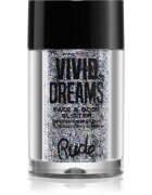 Rude Cosmetics Vivid Dreams брокат за лице и тяло цвят Dreamscape 2.7 гр.