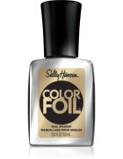 Sally Hansen Color Foil лак за нокти с огледален ефект цвят 140 Gold Standard 118 мл.