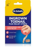 Scholl Dr. 's Ingrown Toenail Pain Relief Strips предпазни лепенки за растеж на нокти 10 бр.