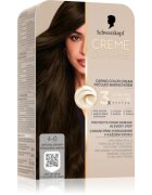 Schwarzkopf Creme Supreme перманентната боя за коса цвят 4-0 Natural Brown 60 мл.
