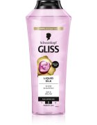 Schwarzkopf Gliss Liquid Silk регенериращ шампоан за подсилване и блясък на косата 400 мл.