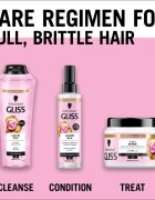 Schwarzkopf Gliss Liquid Silk регенериращ шампоан за подсилване и блясък на косата 400 мл.