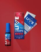 Schwarzkopf LIVE Drops отмиващ се цветен нюанс цвят Fiery Red 30 мл.