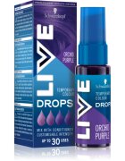 Schwarzkopf LIVE Drops отмиващ се цветен нюанс цвят Orchid Purple 30 мл.