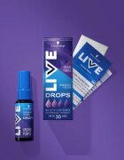 Schwarzkopf LIVE Drops отмиващ се цветен нюанс цвят Orchid Purple 30 мл.