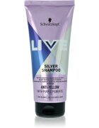 Schwarzkopf LIVE Silver почистващ шампоан неутрализиращ жълтеникавите оттенъци 200 мл.